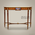 French-Style Brass Mounted Wooden Console Table