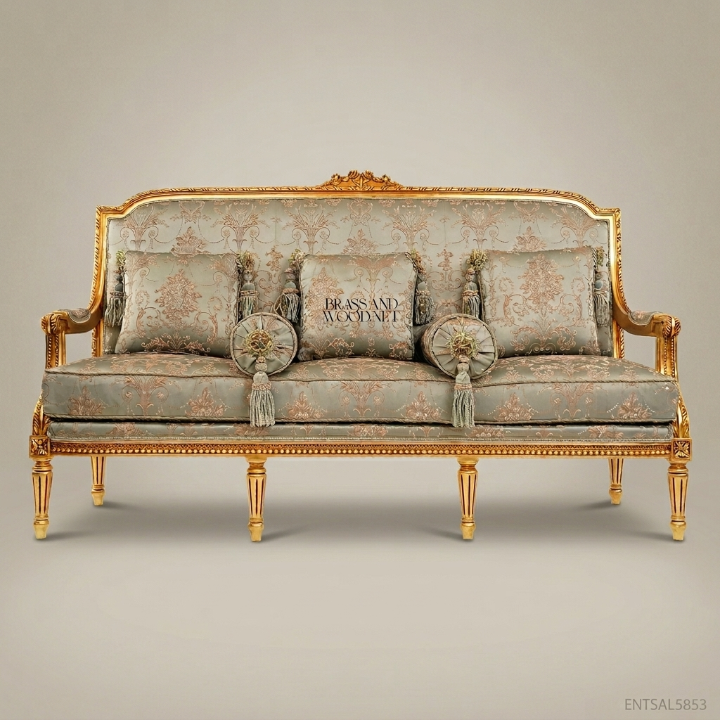 Louis XVI Heritage Gilt Salon Set