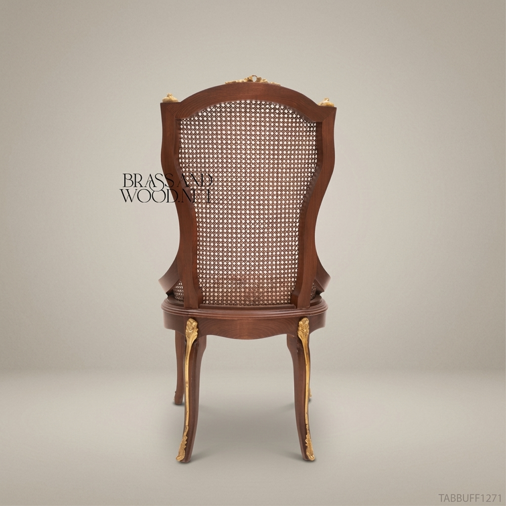 Louis XV Carved Solid Wood Armchair with Ivory Velvet Upholstery & Gilt Accents (With Arms)