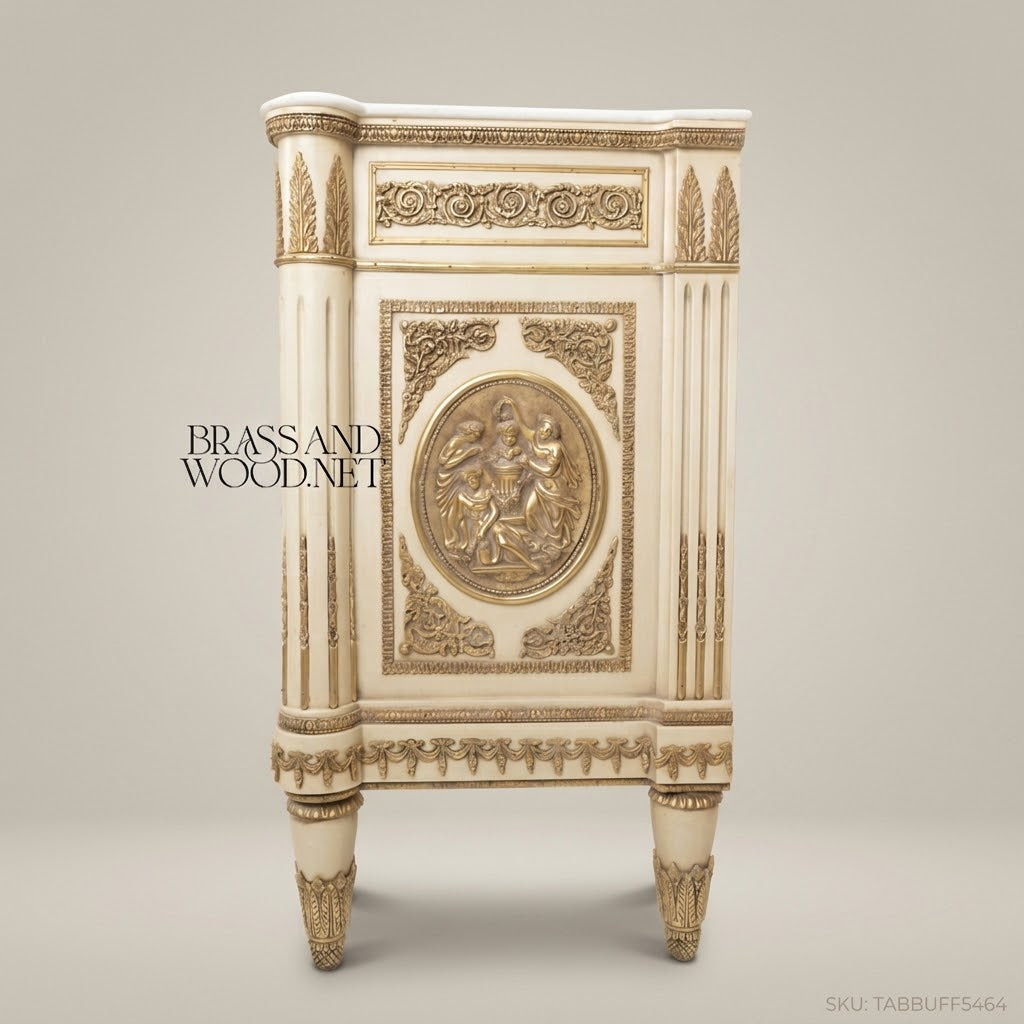 Royal Carved Dining Buffet with Mirror — 350cm