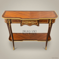 Louis XV Mahogany Console Table with Gilt Bronze Mounts