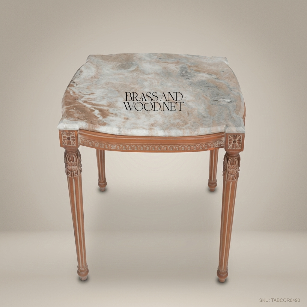 Louis XVI Heritage Salon Set — Hand-Carved Tufted Hardwood Frame