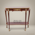 Louis XV Mahogany Console Table with Gilt Bronze Ormolu Mounts