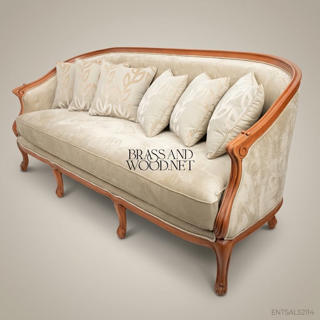 Neo-Classical Two-Seater Sofa - 3 Persons