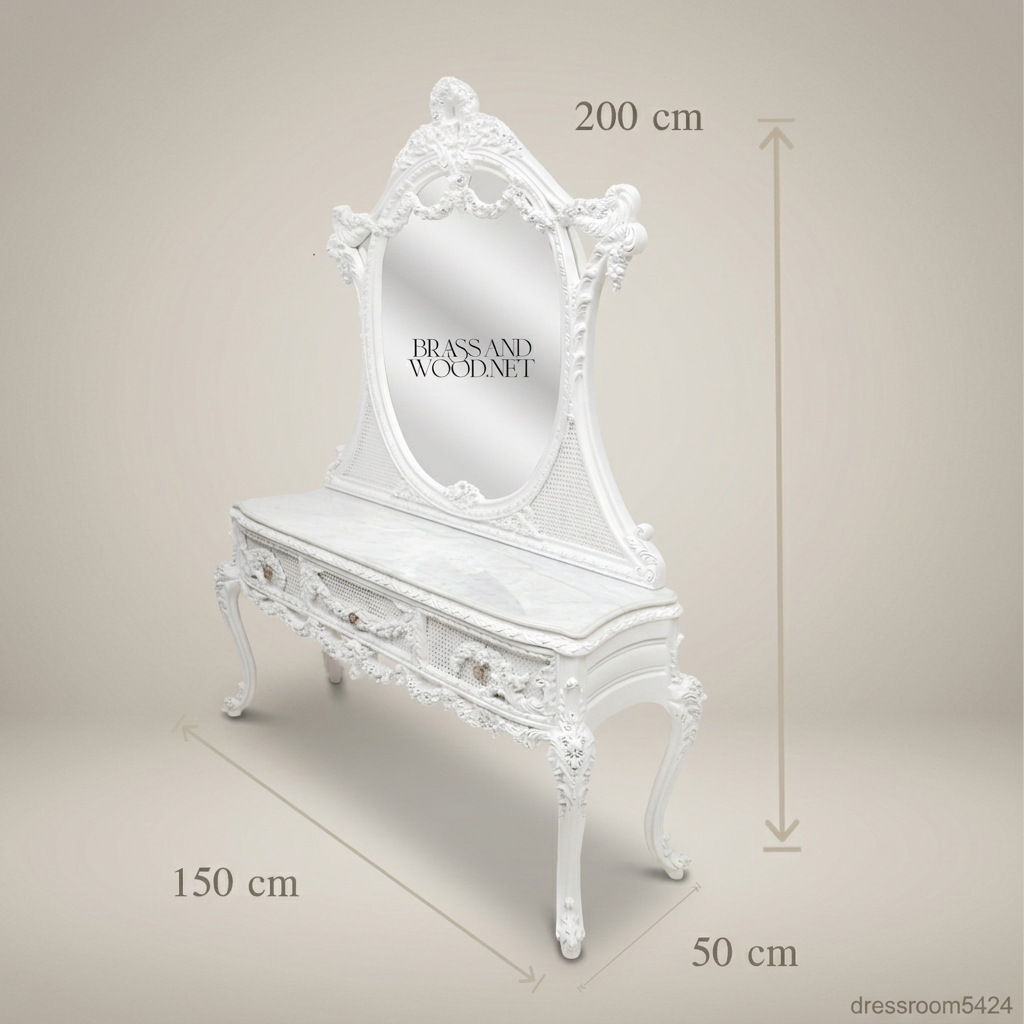 White Canné Dressing Table