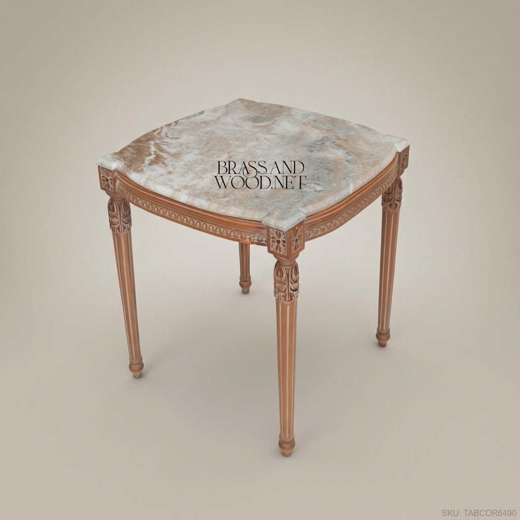 Louis XVI Heritage Salon Set — Hand-Carved Tufted Hardwood Frame