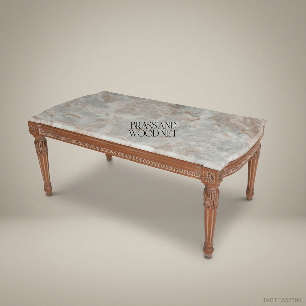 Louis XVI Heritage Salon Set — Hand-Carved Tufted Hardwood Frame