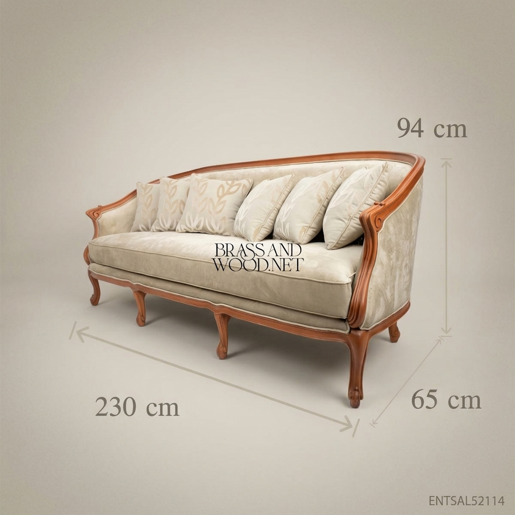 Neo-Classical Two-Seater Sofa