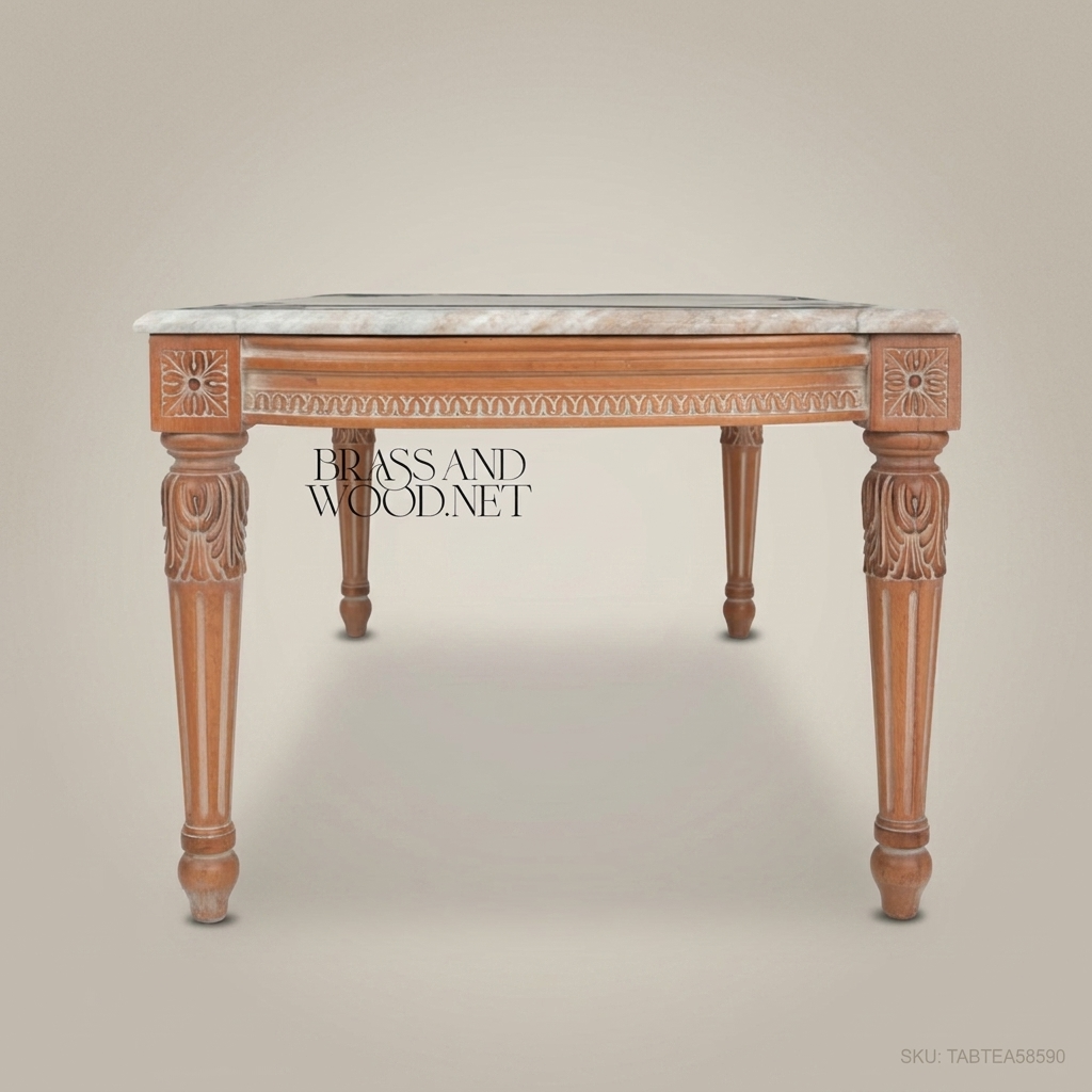 Louis XVI Heritage Salon Set — Hand-Carved Tufted Hardwood Frame