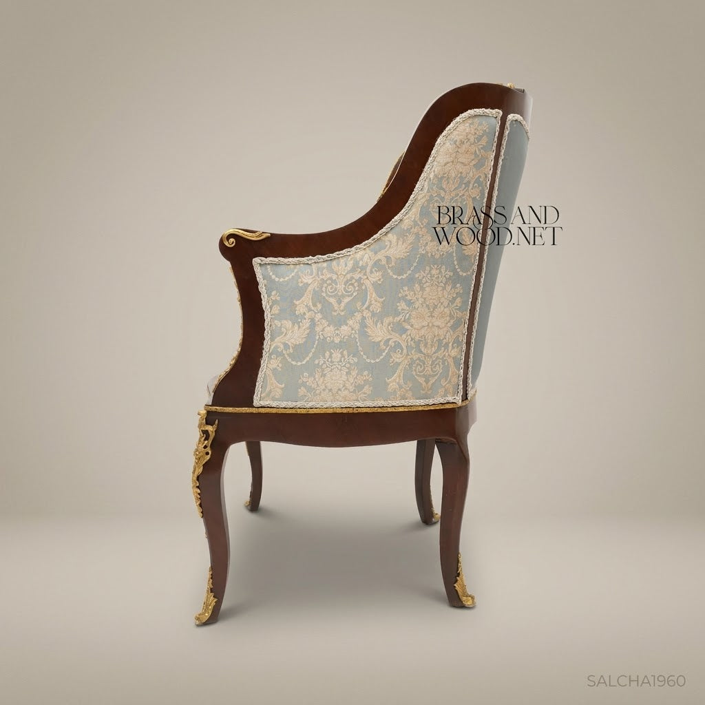Louis XV Gilded Salon Suite — Carved Wood & Gilt Bronze Complete Set