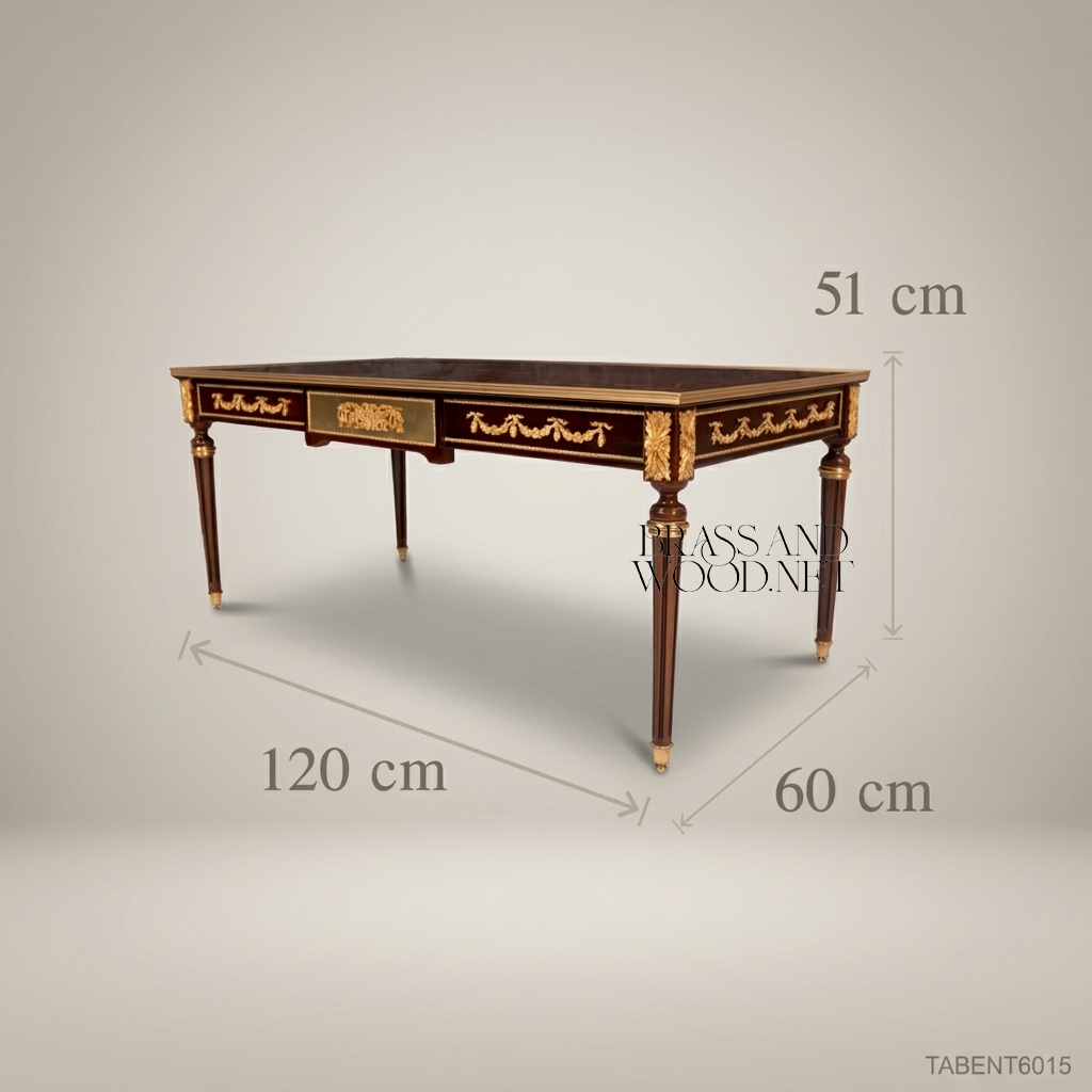Louis XVI Writing Desk – Marquetry Top & Ormolu Bronze Mounts
