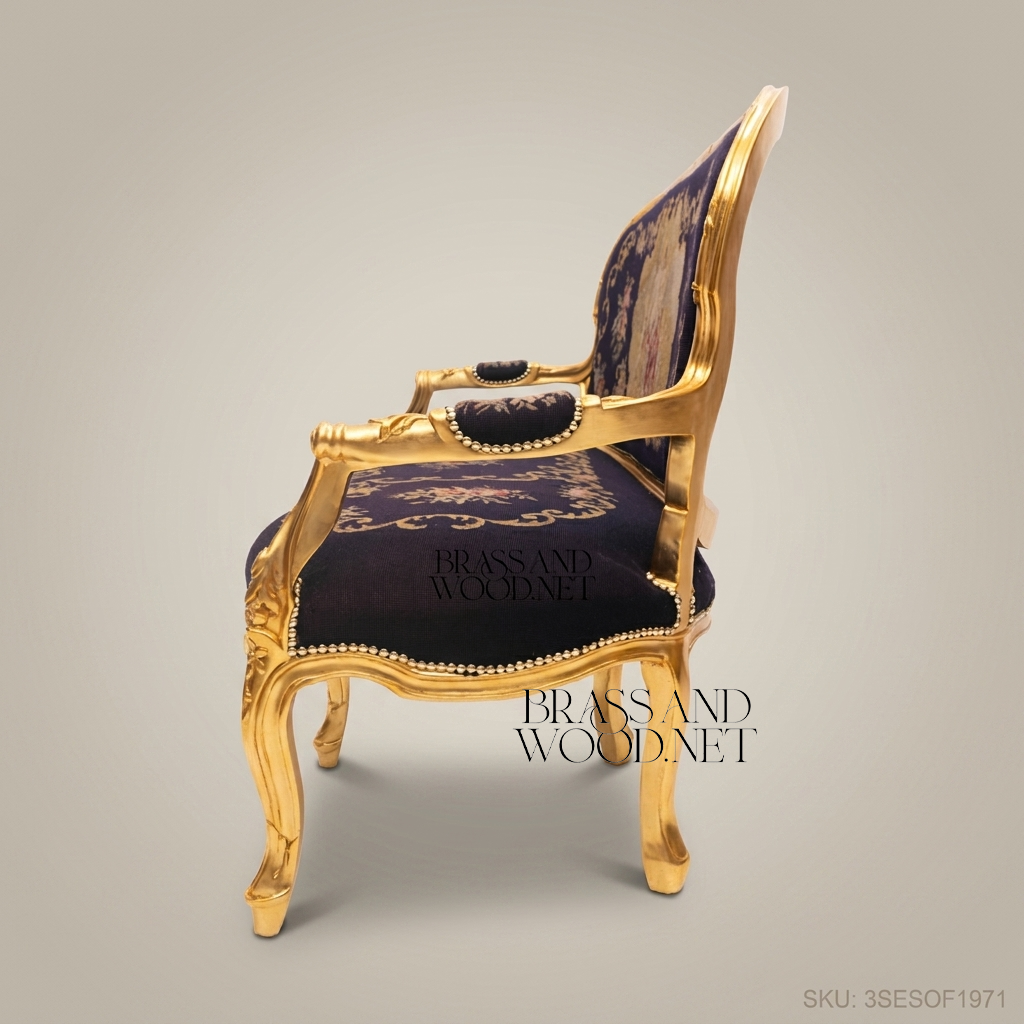 Rococo Tapestry Gilt Salon Suite
