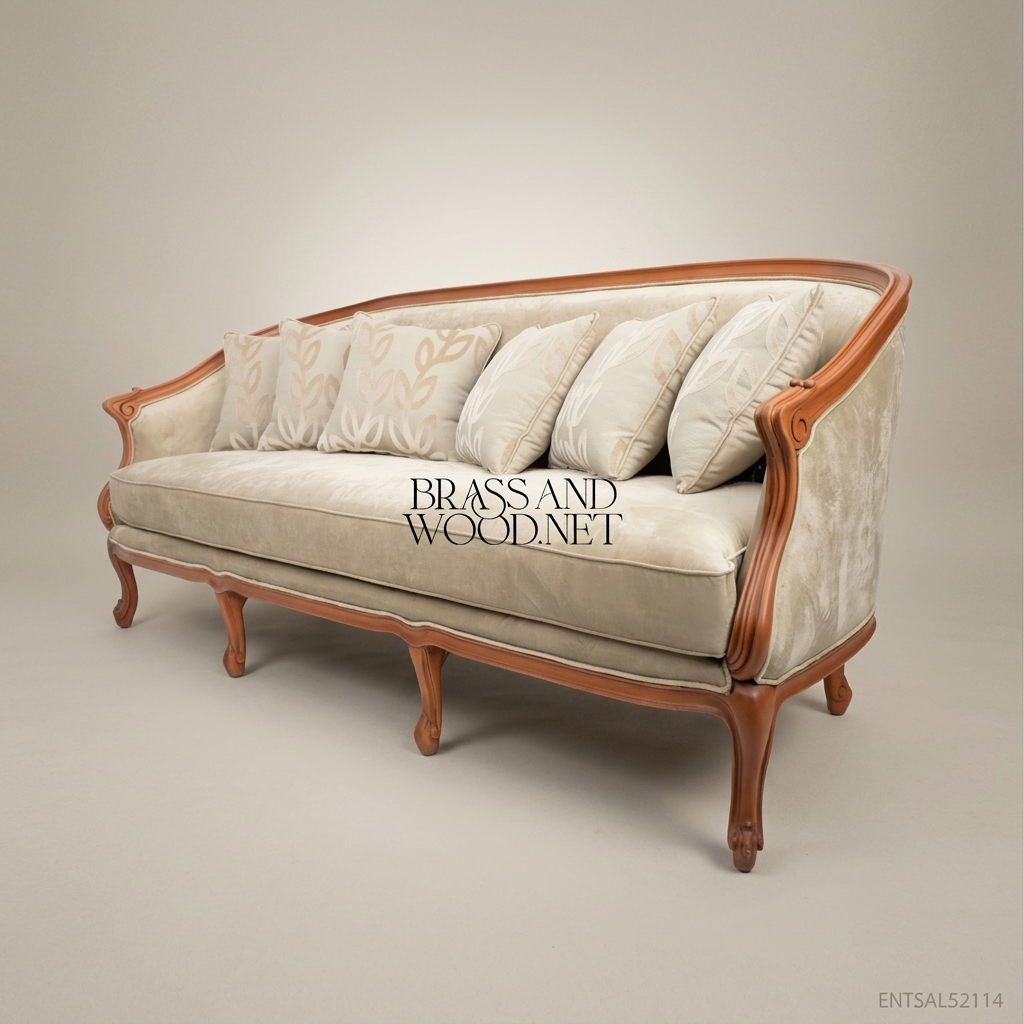 Neo-Classical Two-Seater Sofa - 3 Persons