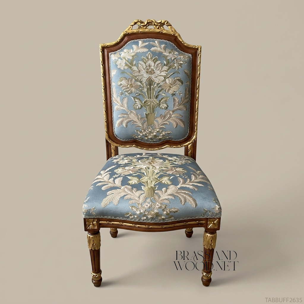 Louis XVI Gilt Marquetry Complete Dining Suite