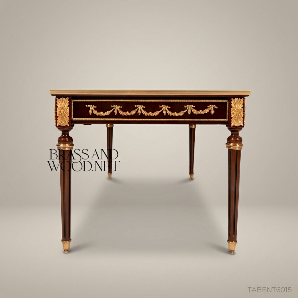 Louis XVI Writing Desk – Marquetry Top & Ormolu Bronze Mounts
