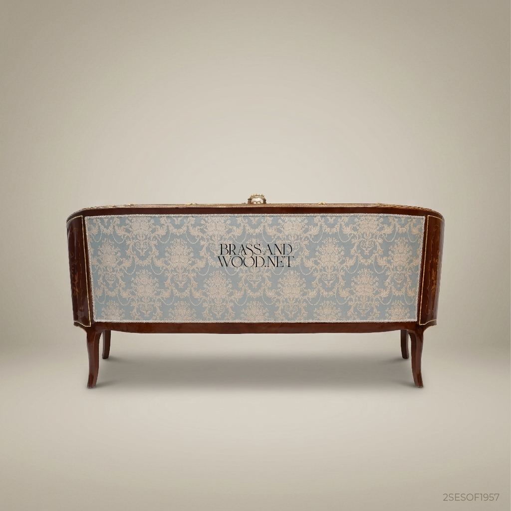 Louis XV Marquetry Gilt Salon Set