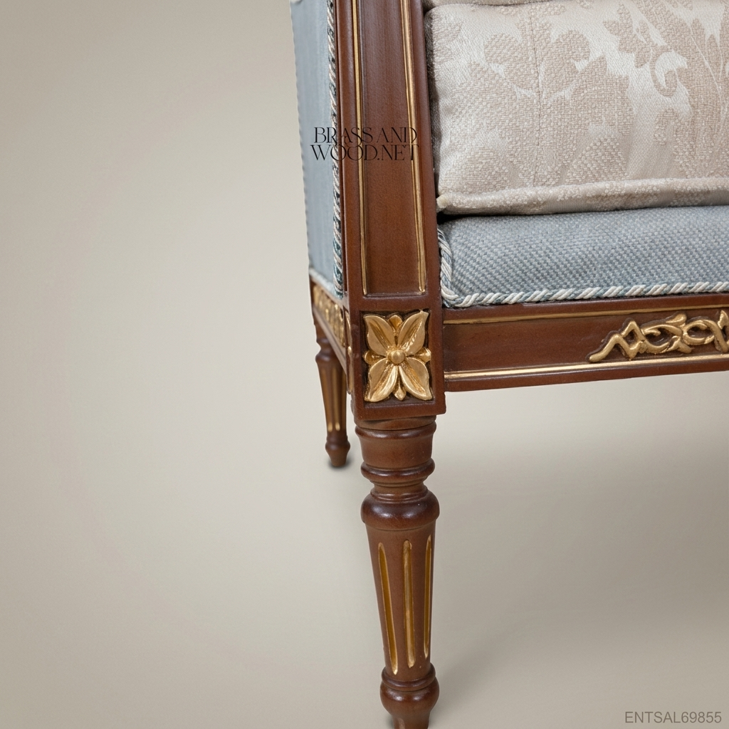 Louis XVI Heritage Gilt Salon Set