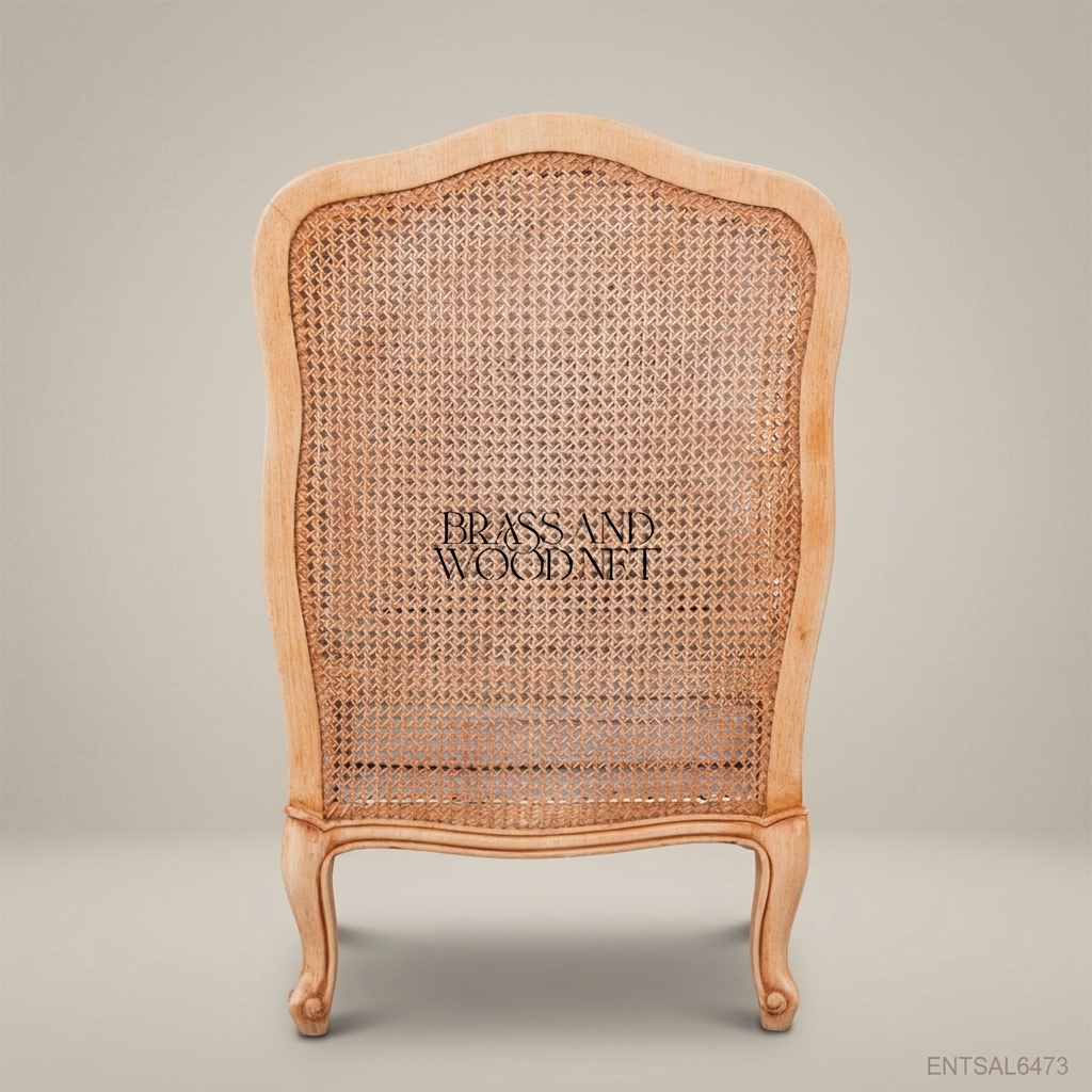 Louis XVI Heritage Salon Set — Carved Wood & Nailhead Upholstery