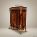 Empire Mahogany & Gilt Bronze Commode with Claw Feet