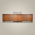 Imperial Brass & Wood Dining Buffet — 200cm