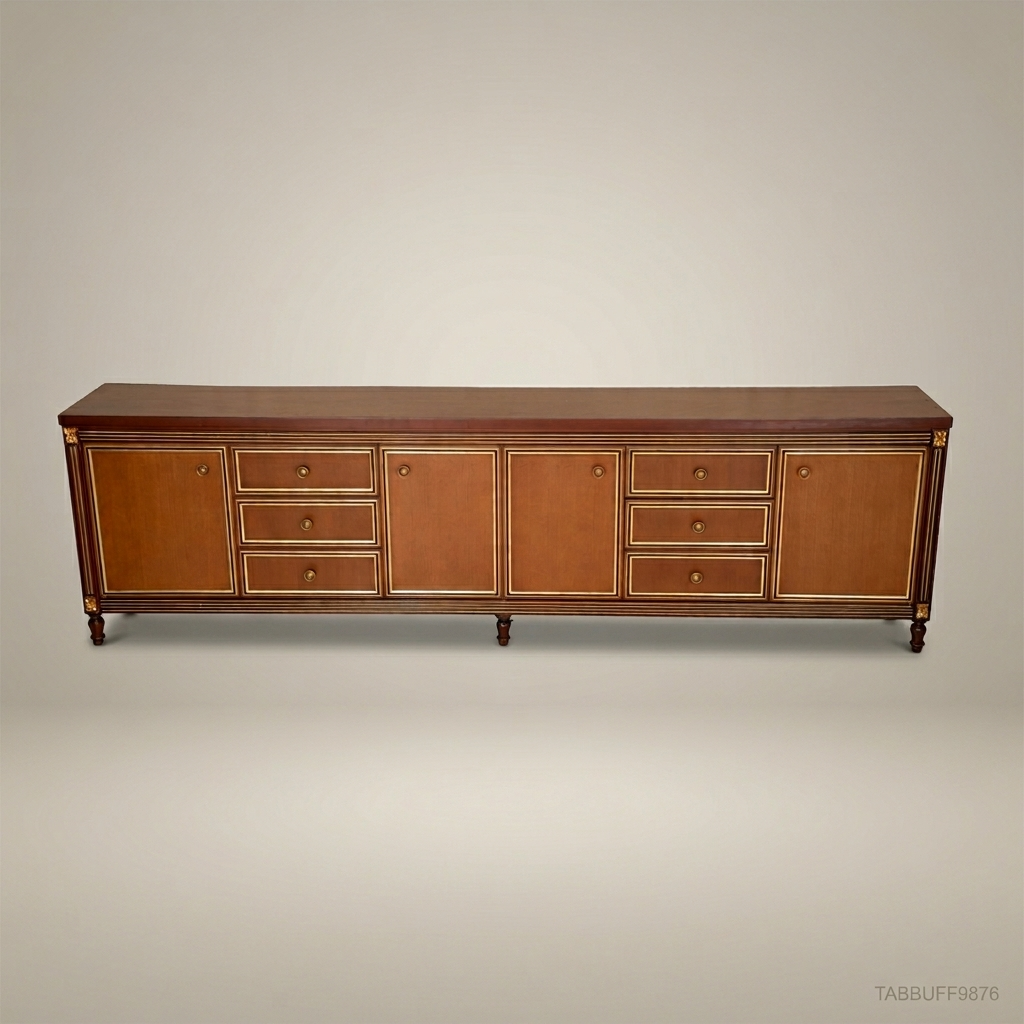 Louis XVI Gilt-Accent Heritage Dining Suite