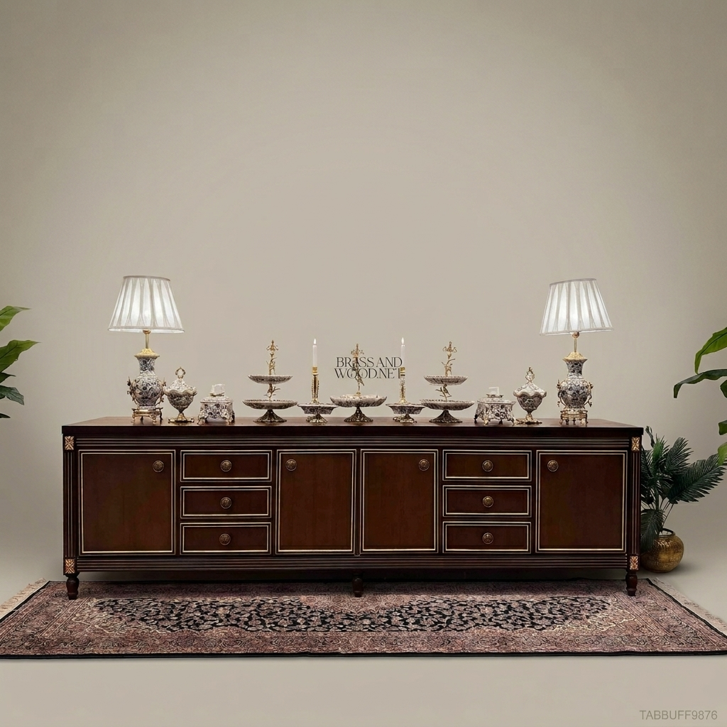 Louis XVI Gilt-Accent Heritage Dining Suite
