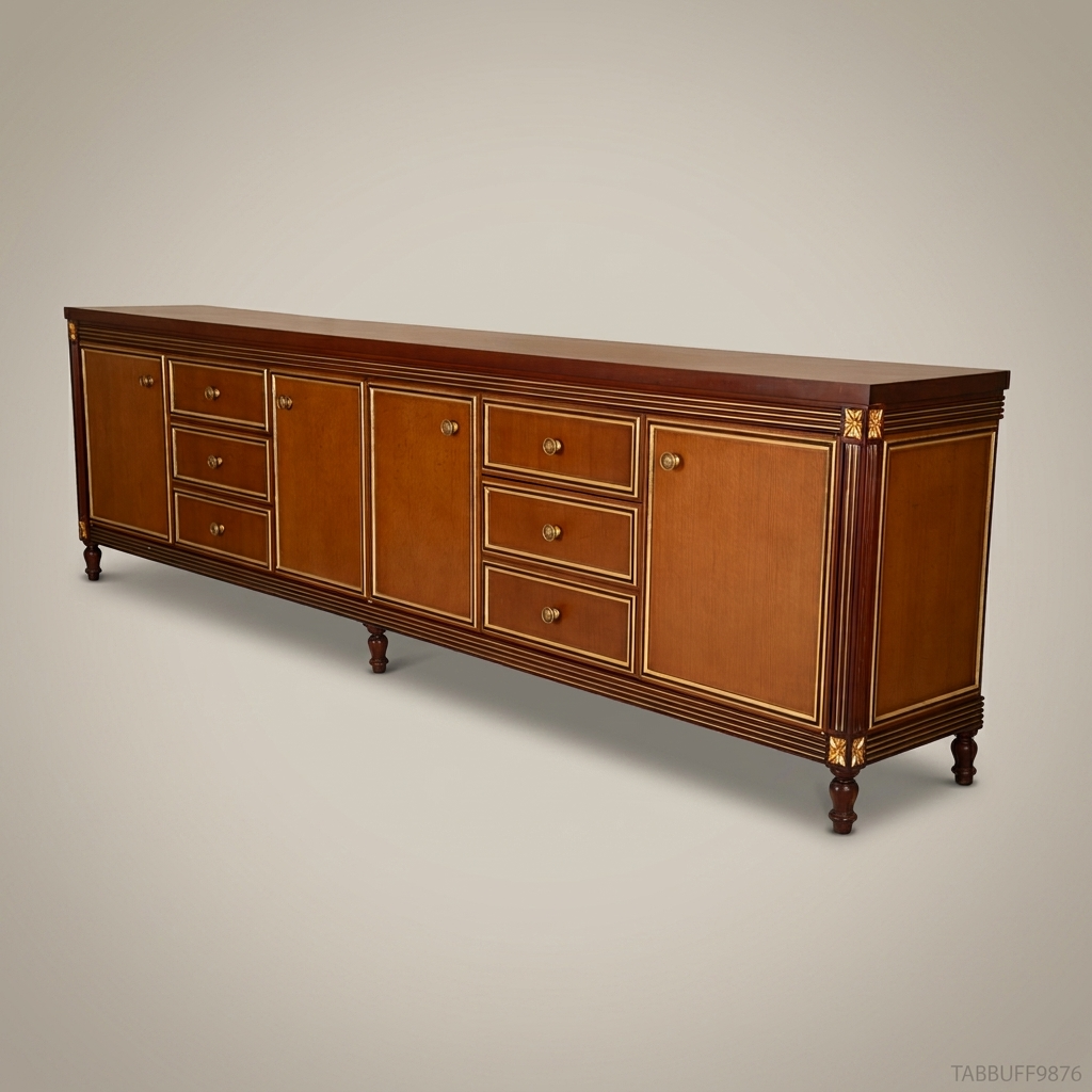 Louis XVI Gilt-Accent Heritage Dining Suite