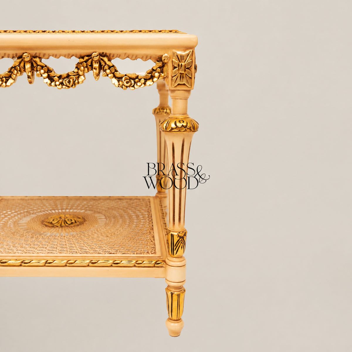 Hand-Painted Coffee & Corner Table Set