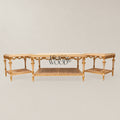 Hand-Painted Coffee & Corner Table Set
