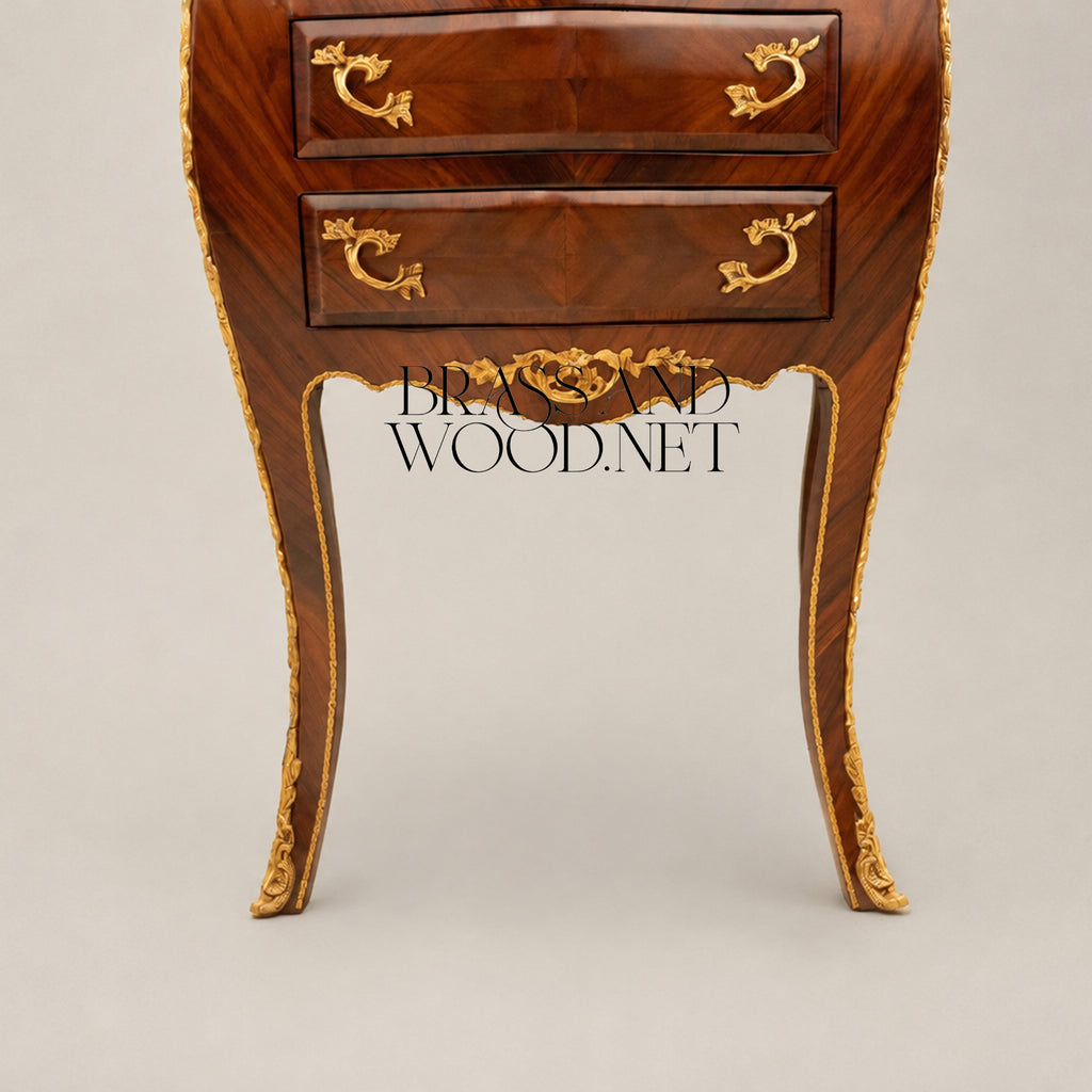 Tallboy Chest - 5 Drawers - Natural Marble