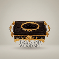 Napoleon III Rococo Revival Tissue Box - Ebonized Body with Gilt Brass Laurel Mounts
