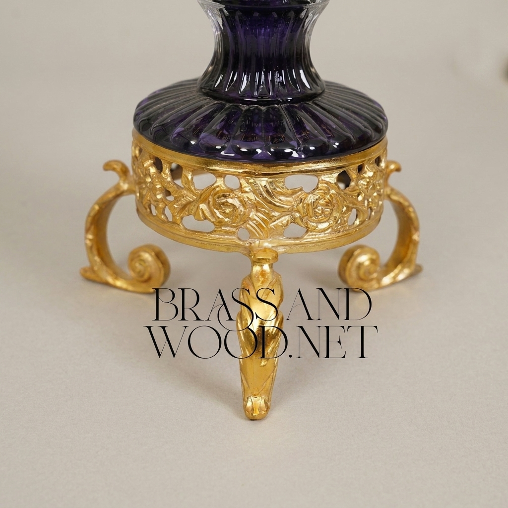 Louis XVI Neoclassical Lidded Urn Incense Burner with Swagged Garland Mounts and Tripod Base