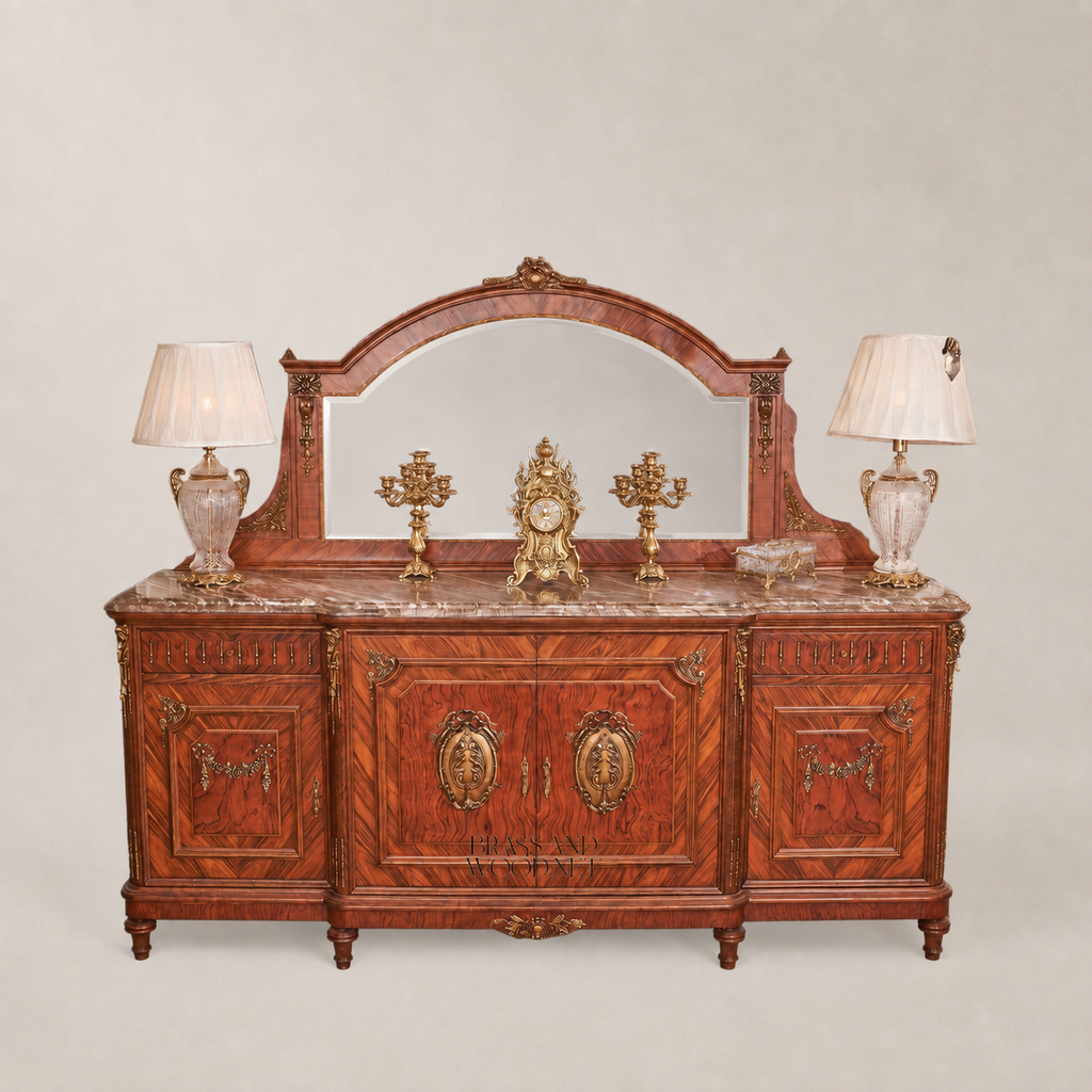 بوفيه طعام Brass & Wood