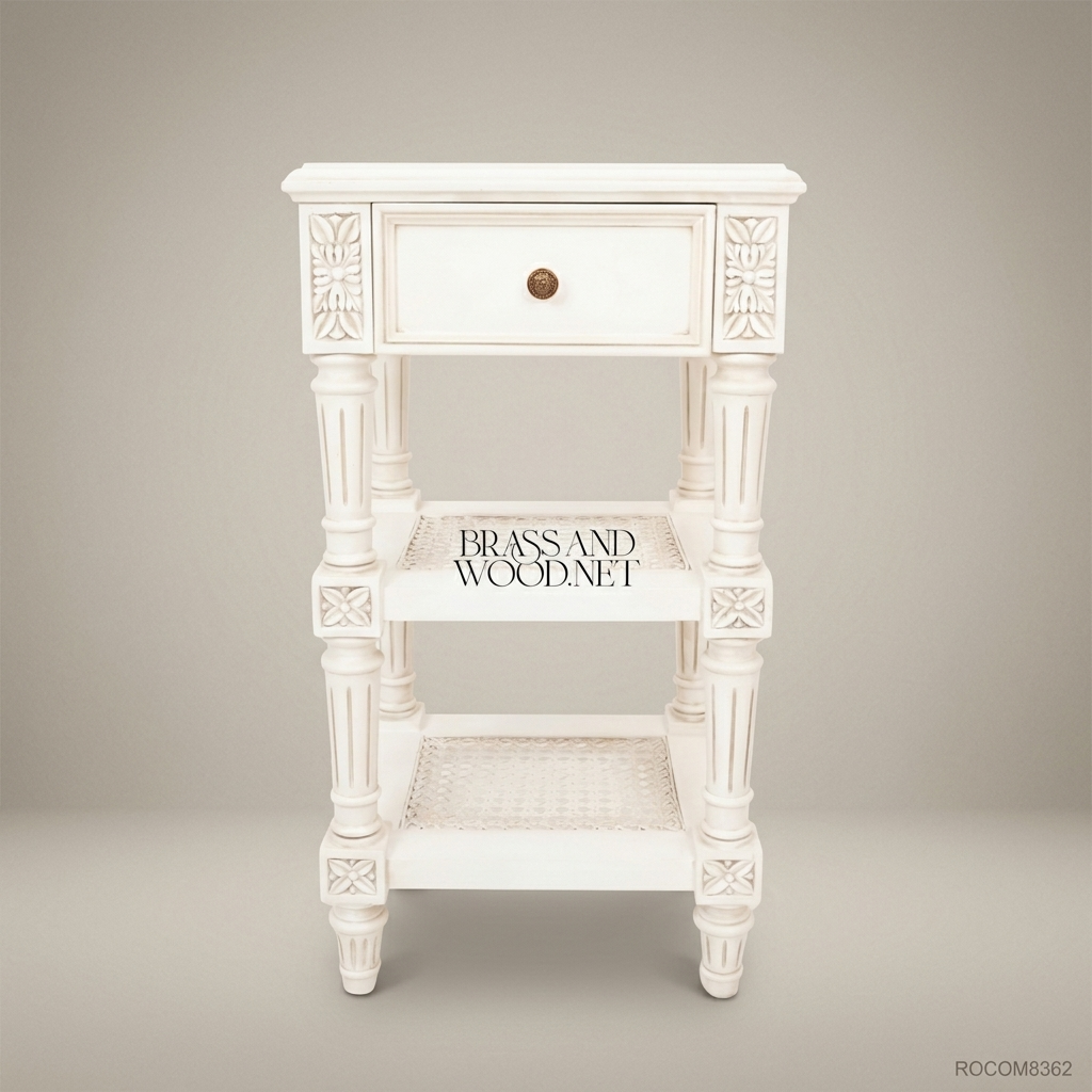 Louis XVI Ivory Garland Bedroom Set