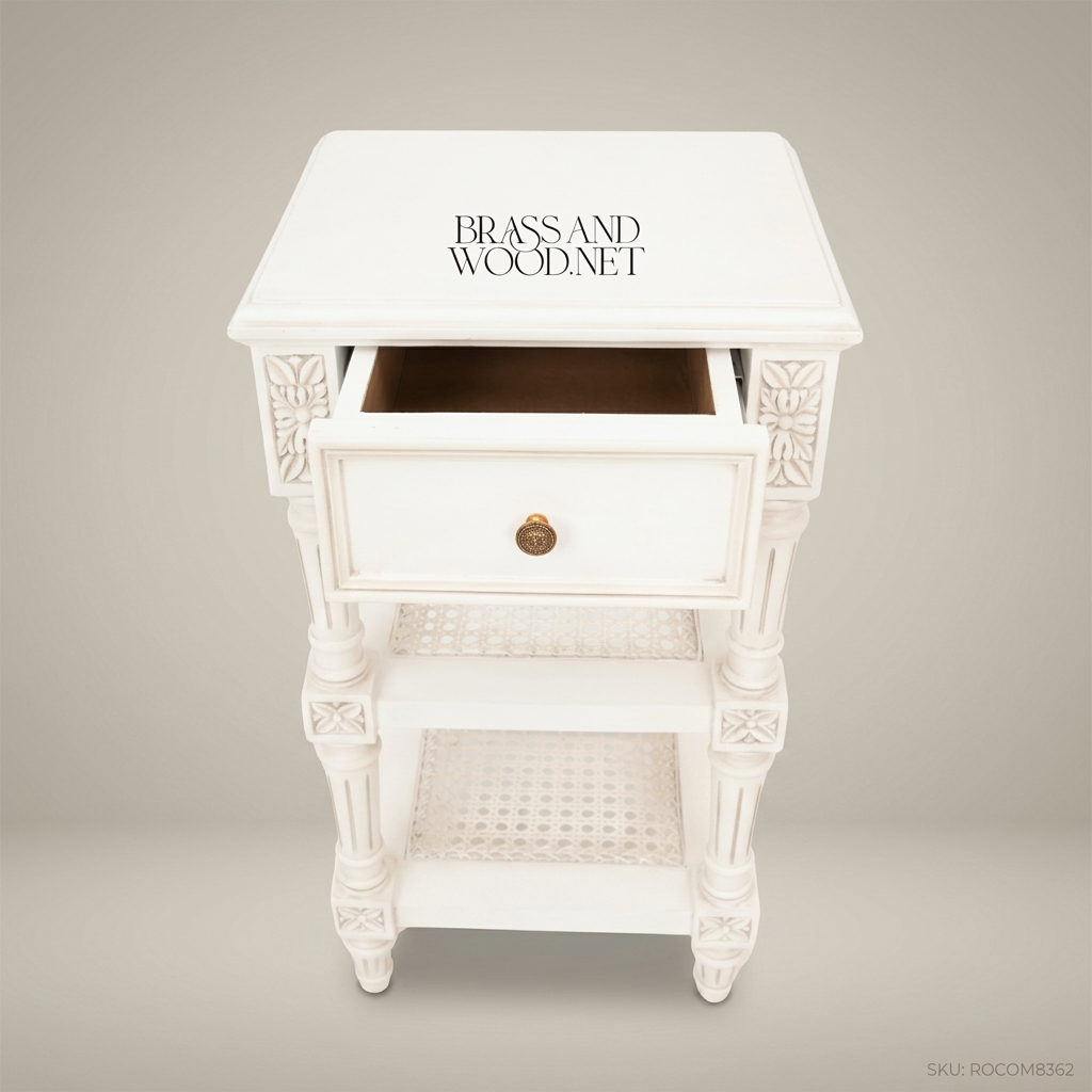 Louis XVI Ivory Garland Bedroom Set