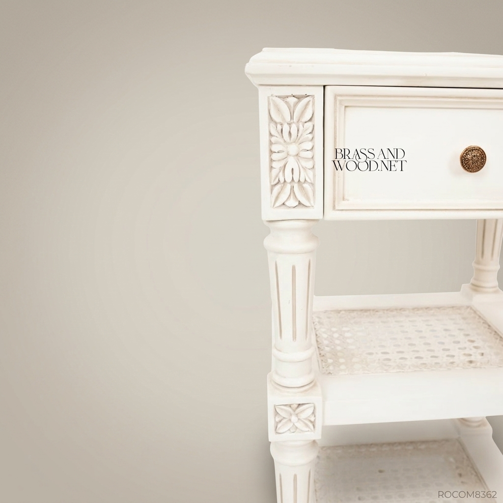 Louis XVI Ivory Garland Bedroom Set