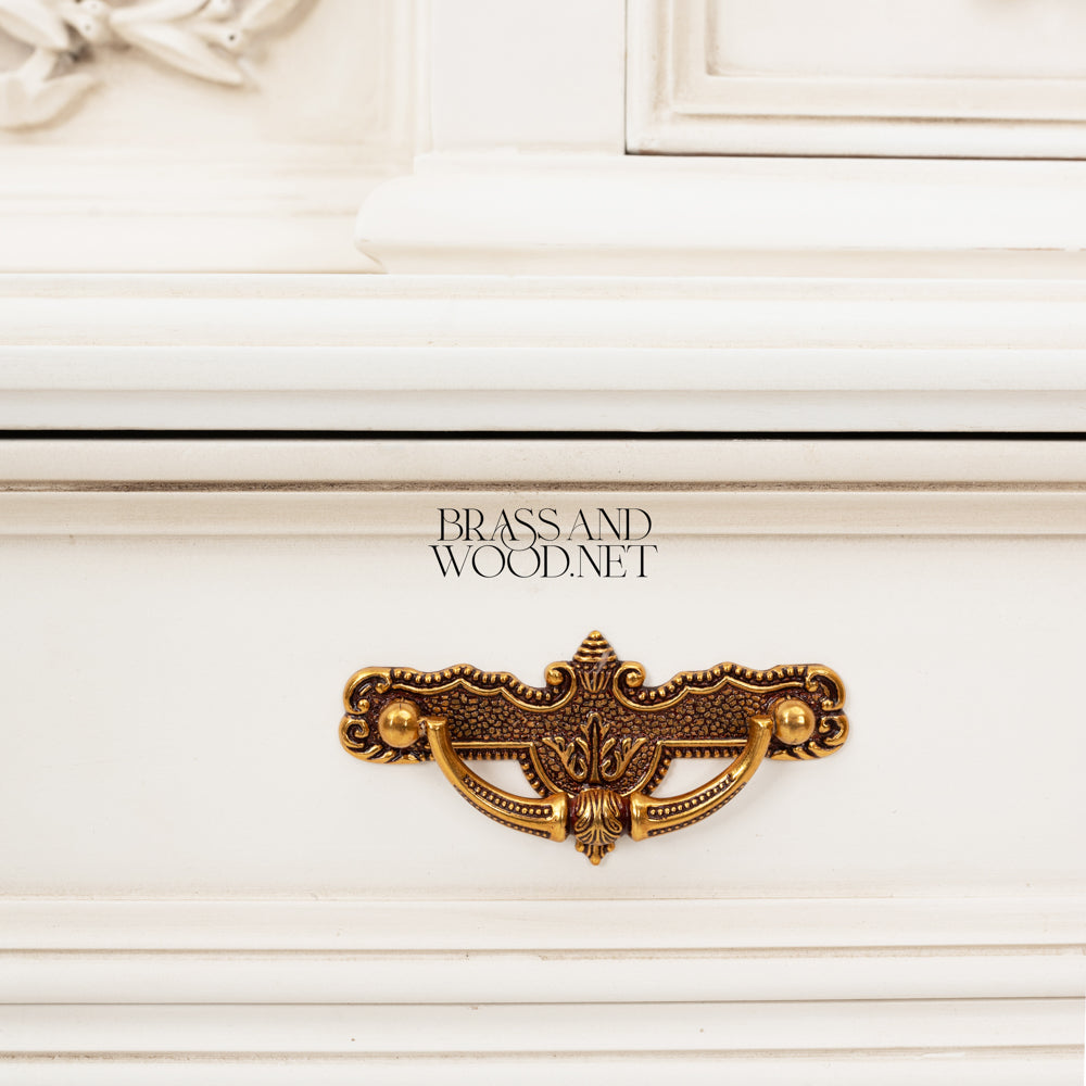 Louis XVI Ivory Garland Bedroom Set