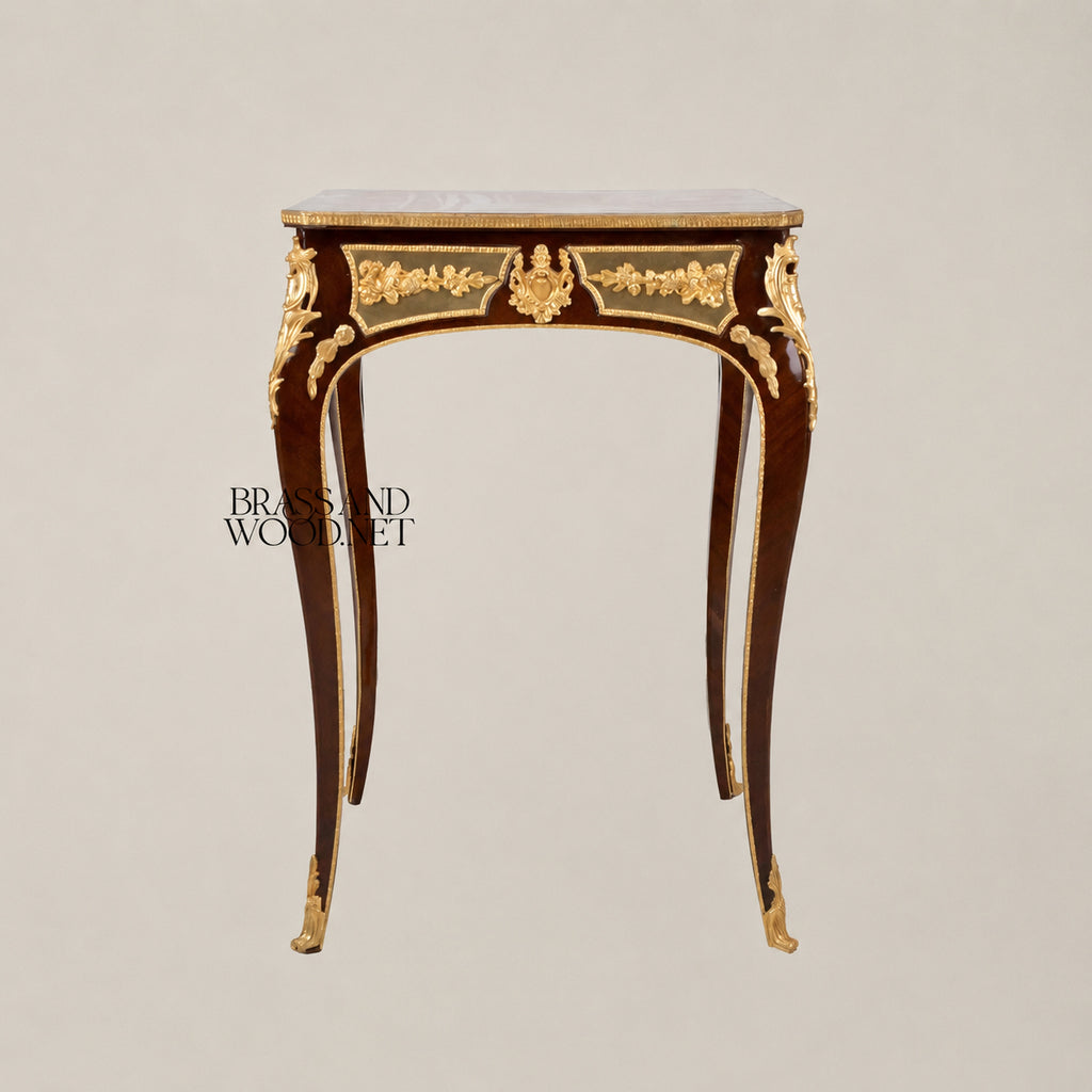 Grand Square Marquetry Coffee & Corner Table Set