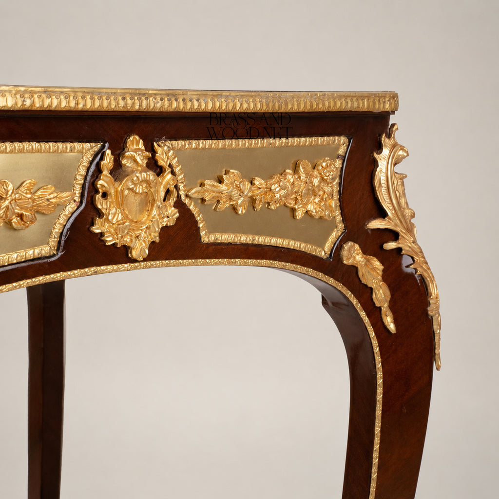 Grand Square Marquetry Coffee & Corner Table Set