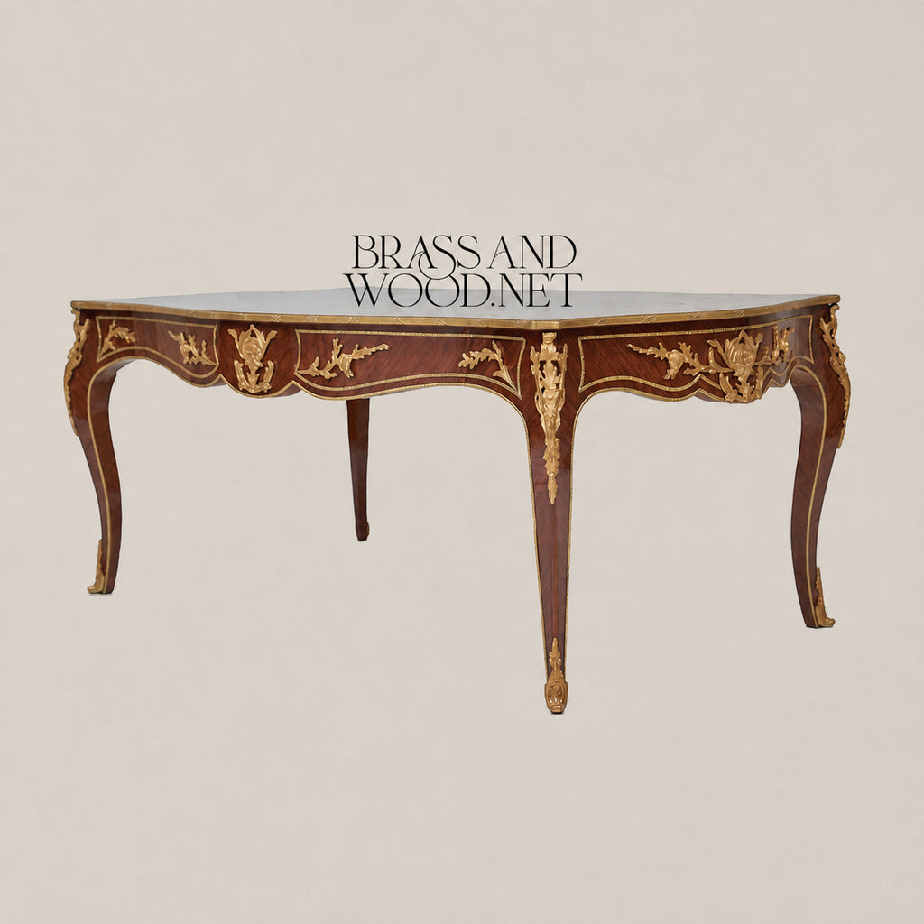Rectangular Coffee Table 120×60 - Louis Quinze Legs