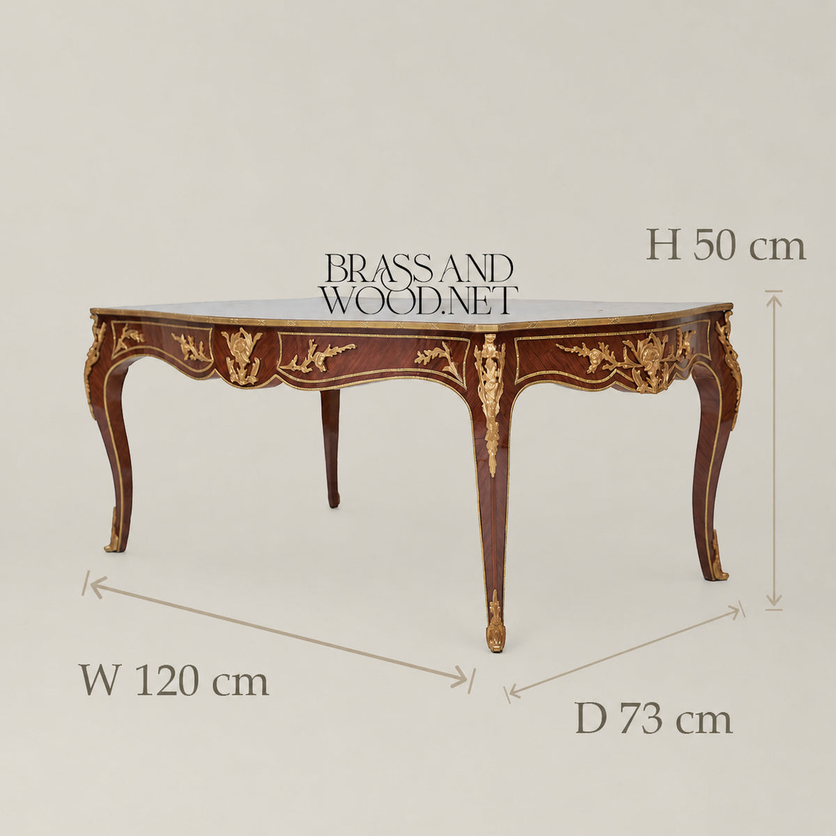 Louis Quinze Rectangular Coffee & Corner Table Set