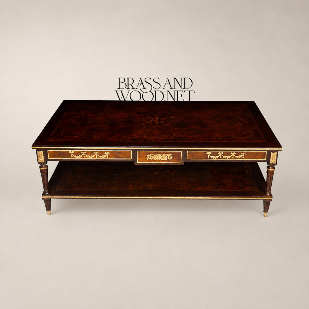 Marquetry Salon Table Set of 3
