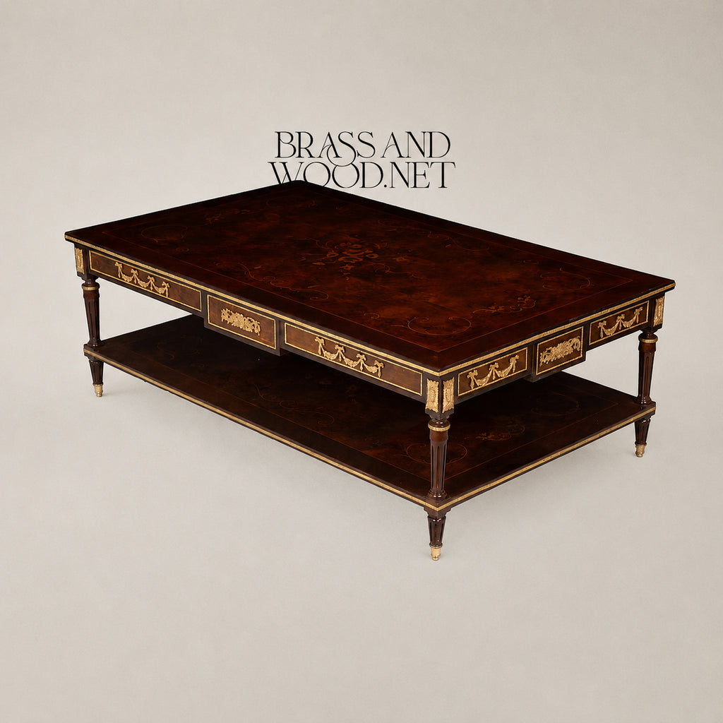 Marquetry Salon Table Set of 3