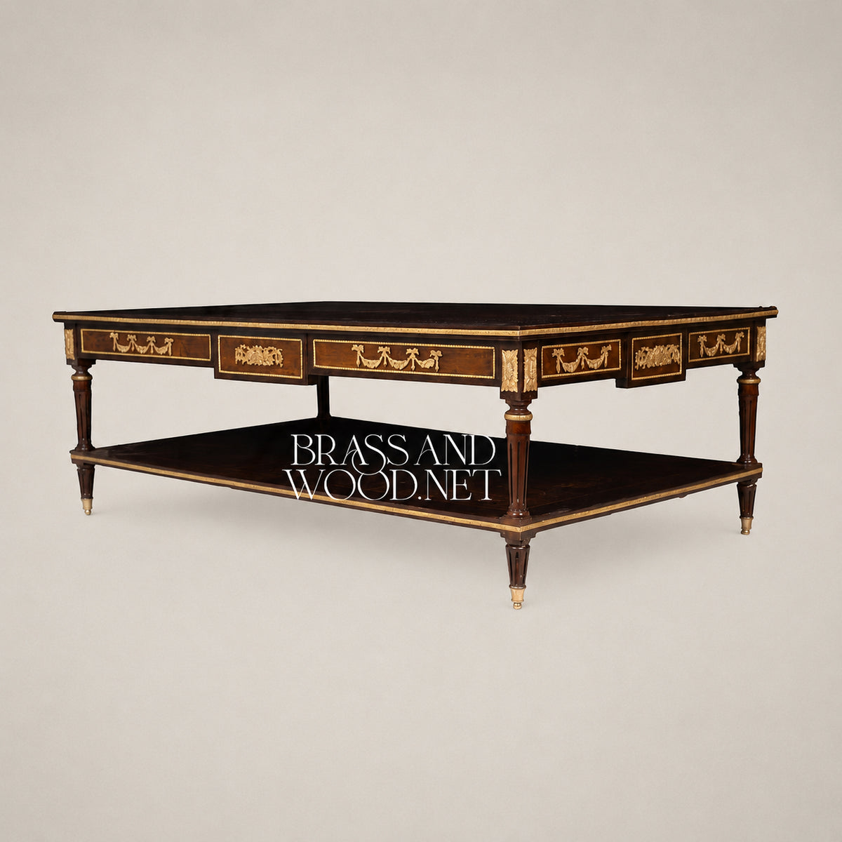 Marquetry Salon Table Set of 3