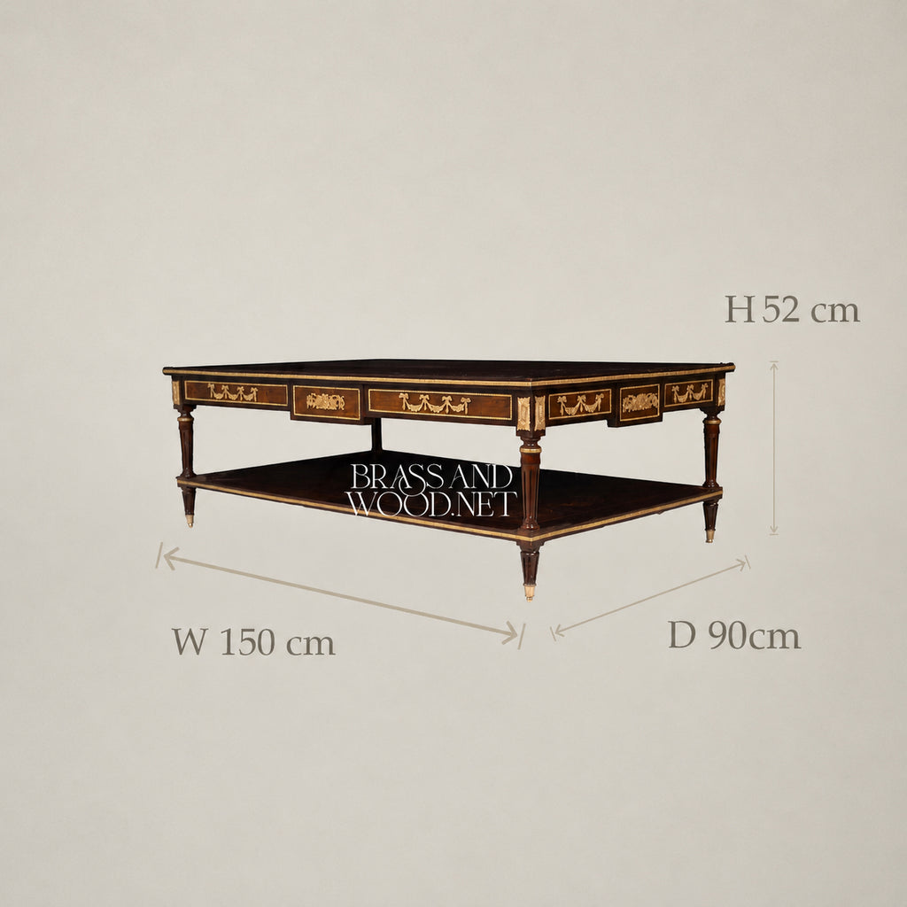 Marquetry Salon Table Set of 3