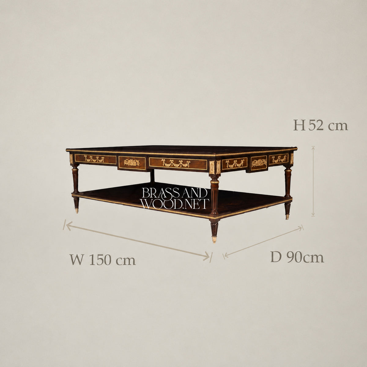 Marquetry Salon Table Set of 3