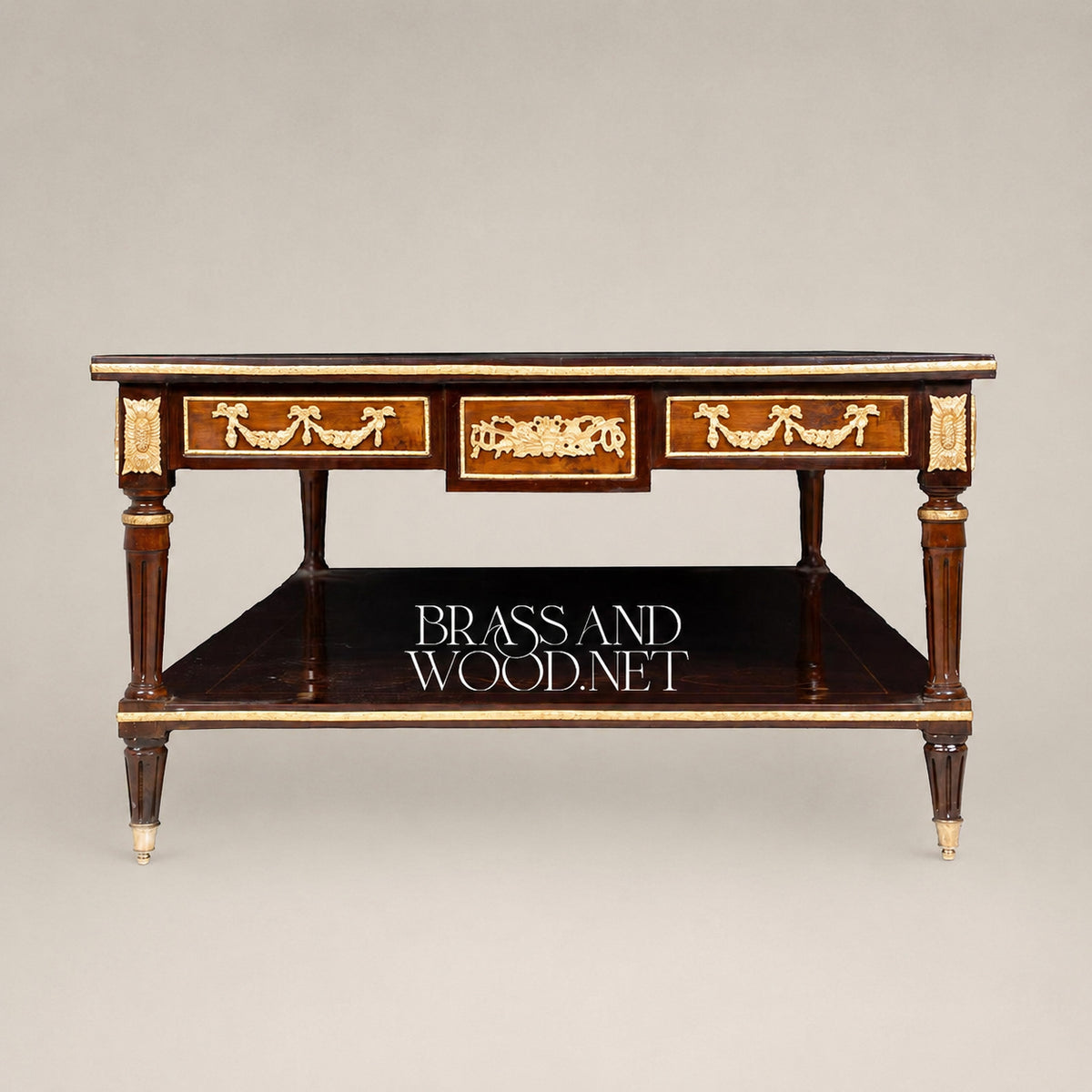 Marquetry Salon Table Set of 3