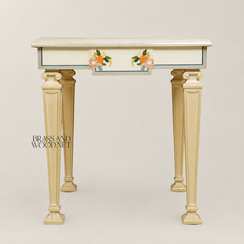Classic Off-White Coffee set & Corner Table Set