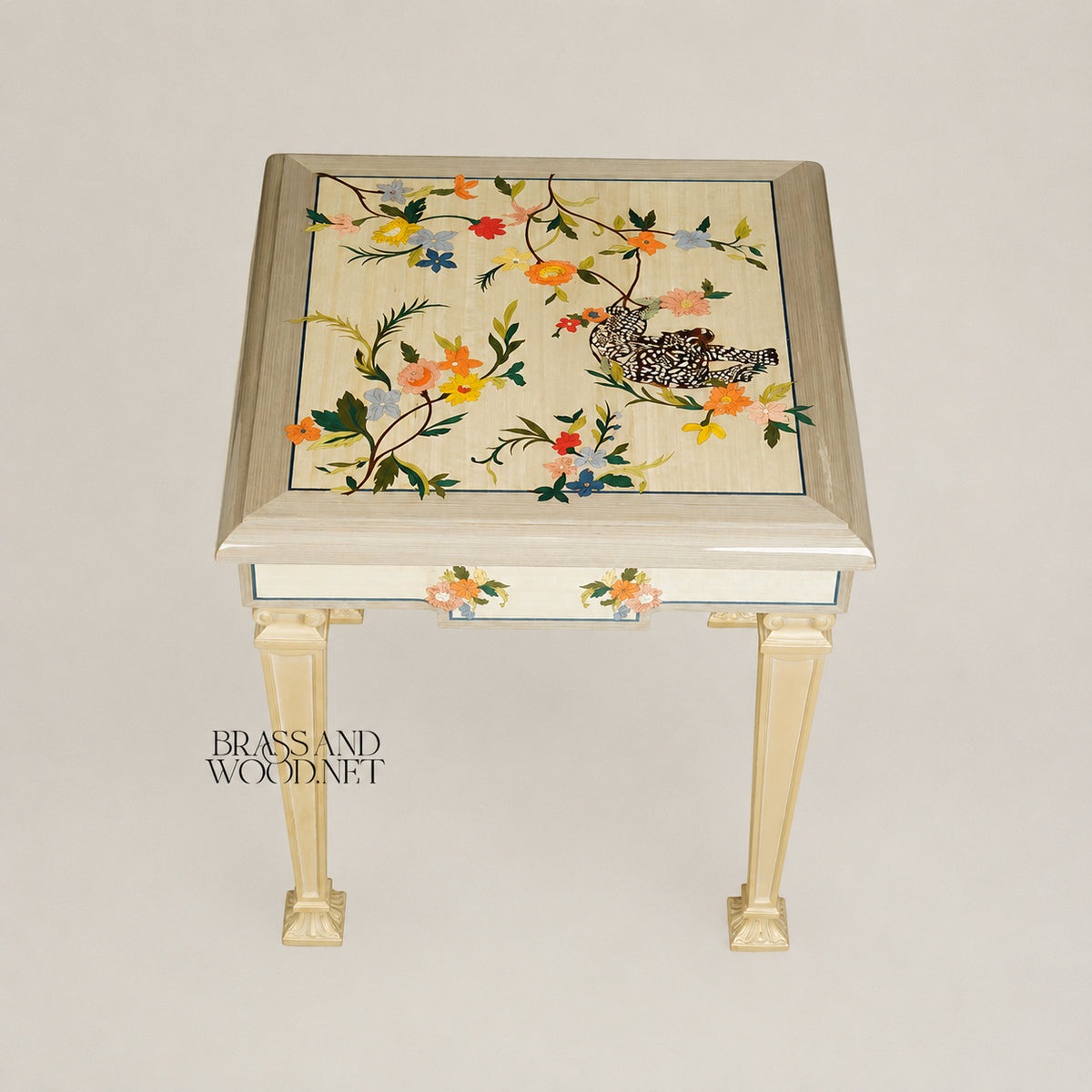 Classic Off-White Coffee set & Corner Table Set