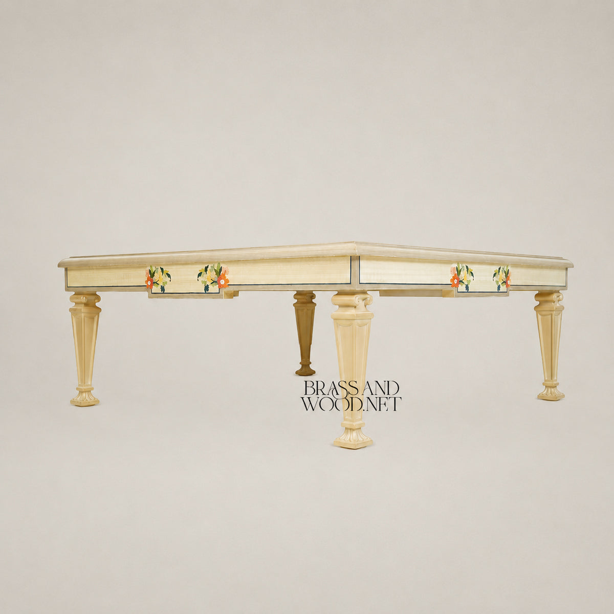 Classic Off-White Coffee set & Corner Table Set